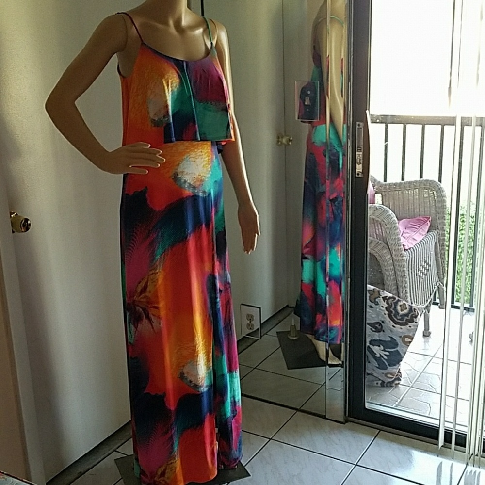 Multi colors dress